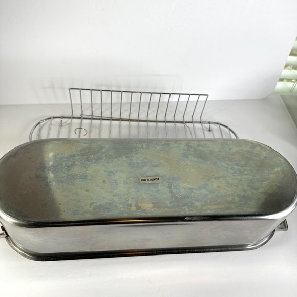 Kitchen Stainless Steel Fish Poacher With Rack And Lid Poshmark